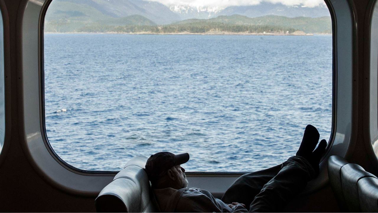 The ferry ride from Horseshoe Bay to Nanaimo is relaxing.